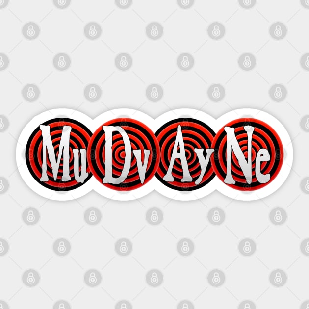 Mudvayne Circles Sticker by 730